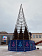 На площади Карла Маркса начали установку главного символа новогодних праздников
